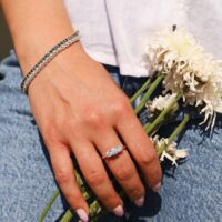 טבעת שלושה יהלומים