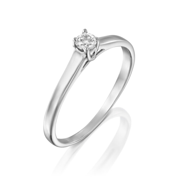 טבעת אירוסין יהלום סוליטר "ליהי"