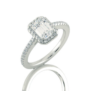 טבעת "שמש" אמרלד