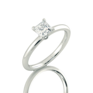 טבעת אירוסין סוליטר רדיאנט יהלומי מעבדה "מורי"