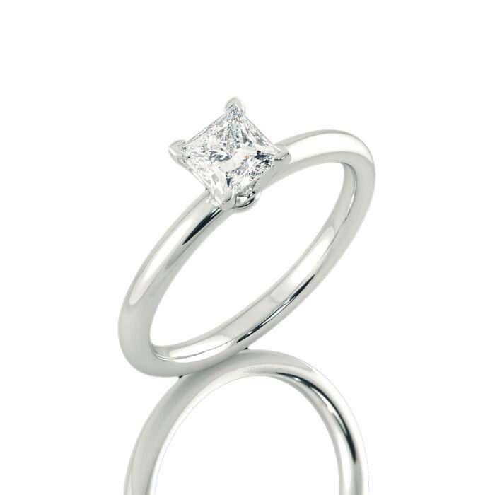 טבעת סוליטר רדיאנט