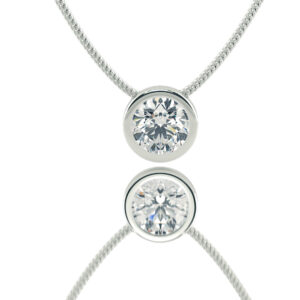 שרשרת סוליטר יהלום מעבדה "הנדל"