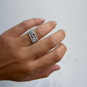 טבעת יהלום ספירלה מיוחדת