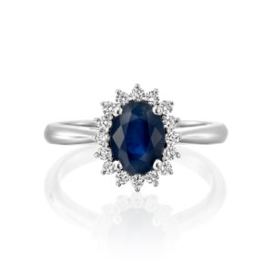 טבעת דיאנה ספיר כחול