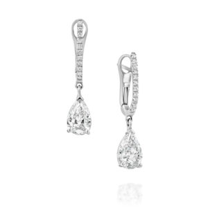 עגילי חישוק וטיפה