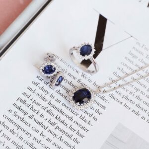 טבעת דיאנה ספיר כחול