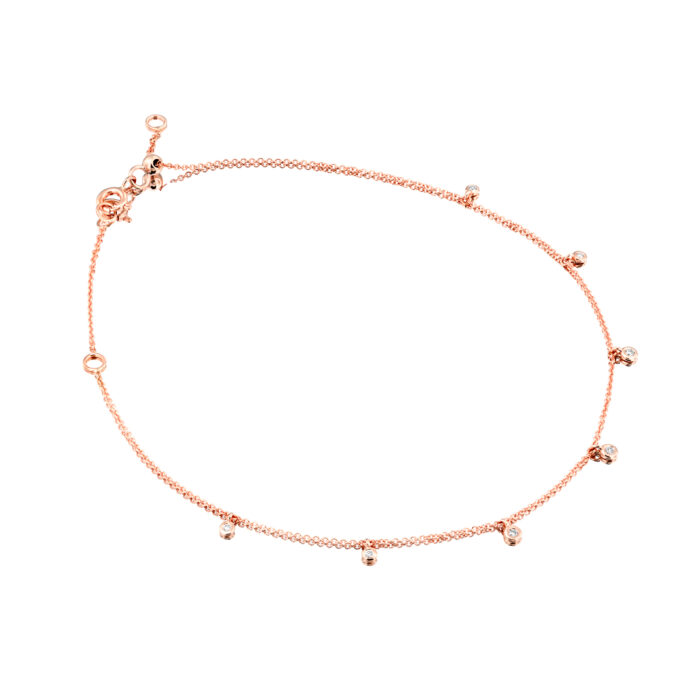 צמיד לרגל יהלומים "מרלין"