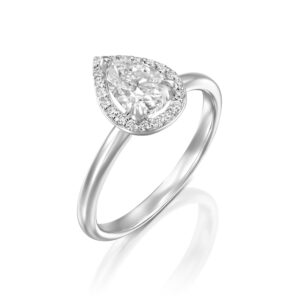 טבעת "הילה" טיפה