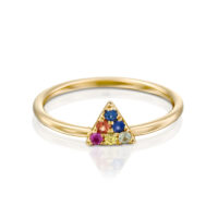 טבעת משולש צבעוני
