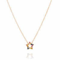 שרשרת כוכב צבעוני