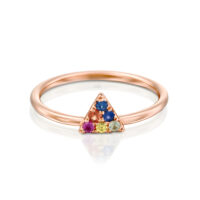טבעת משולש צבעוני