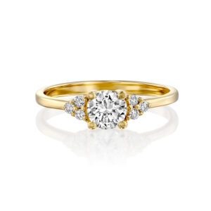 טבעת "הילה" אמרלד