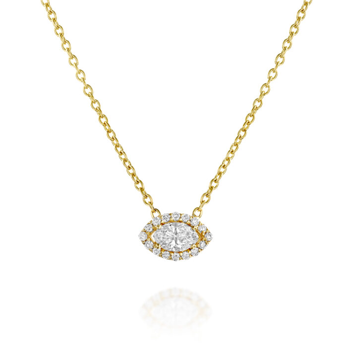 טבעת "הילה" אמרלד