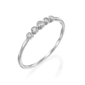 טבעת עין יהלומים