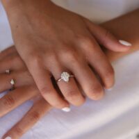 טבעת "פרח" טיפה