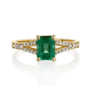 טבעת "לי" אמרלד