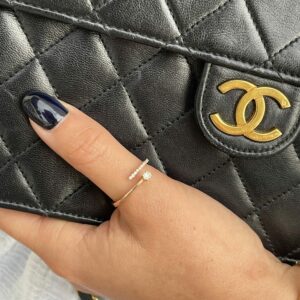 טבעת ספירלה יהלום