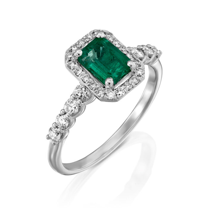 טבעת "לני" אמרלד