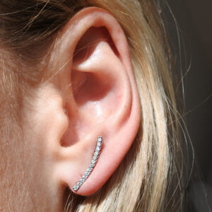 עגילים מטפסים קו