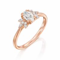 טבעת אירוסין "ויקטוריה" אובל