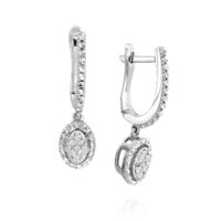 עגילי חישוק מרקיזה קטנה