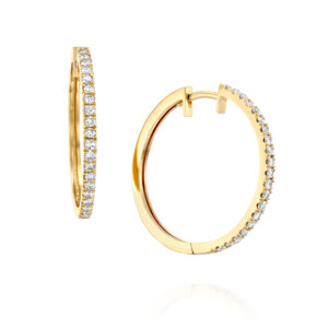 עגילי "רון" חישוק 3 ס"מ