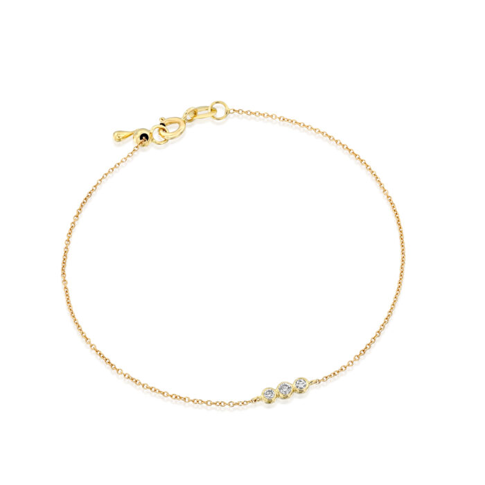 צמיד "ליב" שלושה יהלומים