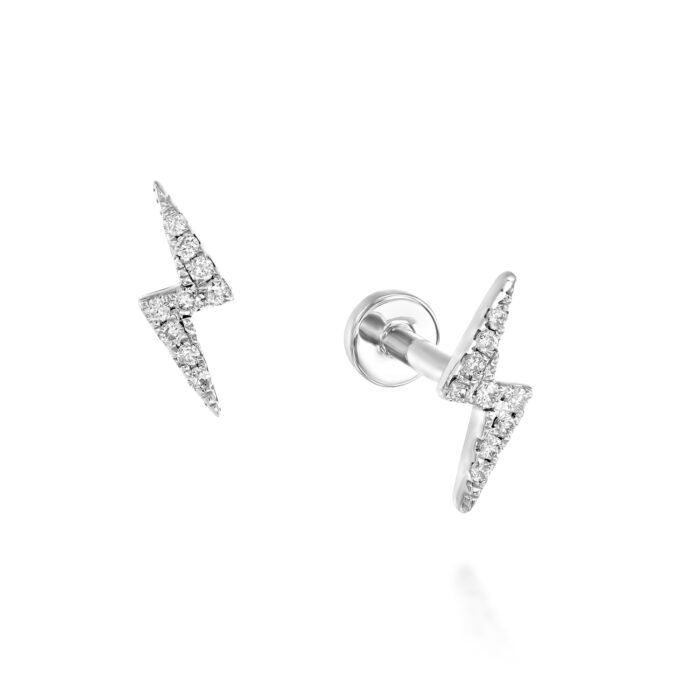 עגיל טראגוס יהלומים "ברק"