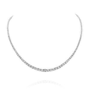 קולייר דגרדה חצי יהלומי מעבדה "סלינה"