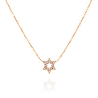 שרשרת מגן דוד יהלומי מעבדה "ארין"