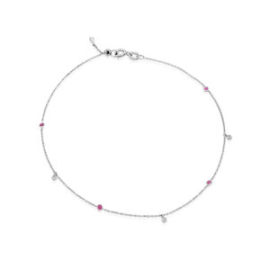 צמיד "מאלין" רובי ויהלומים