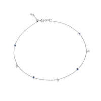 צמיד "מאלין" ספיר ויהלומים