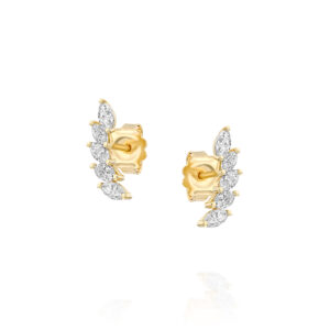 עגילי "ניק" מטפסים מרקיזות