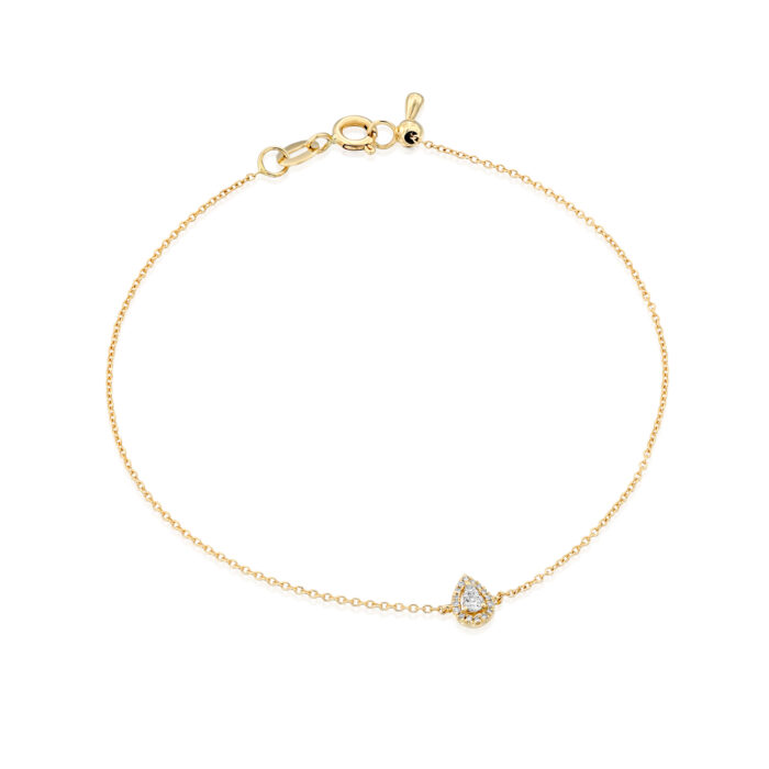 צמיד יהלומים טיפה ״ולנטינו״