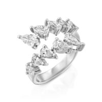 טבעת "רייצ'ל" טיפות יהלומי מעבדה