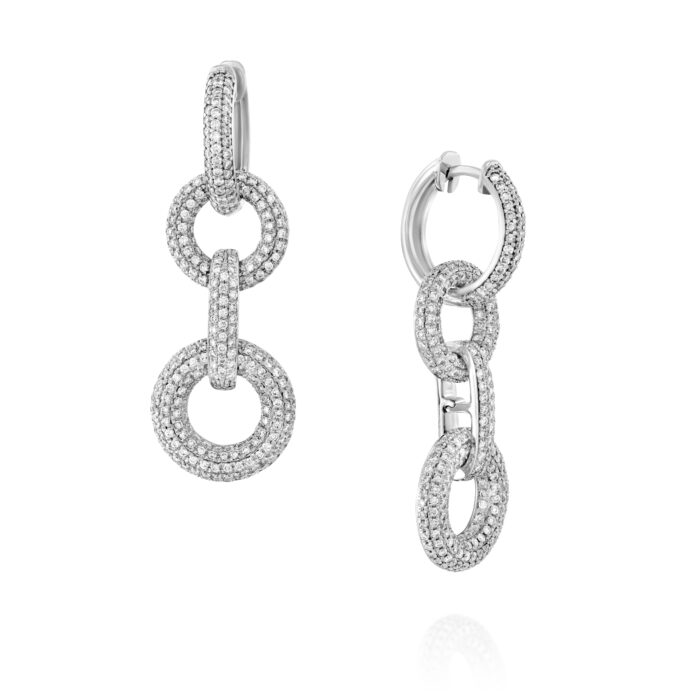 עגילי יהלומים "לטינה"