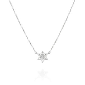 שרשרת מגן דוד יהלומים "ג'קסון"