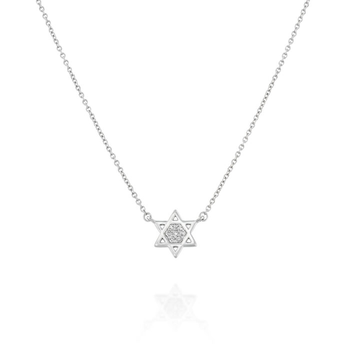 שרשרת מגן דוד יהלומים "ג'קסון"