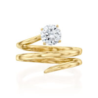 טבעת ספירלה יהלום "ארי"