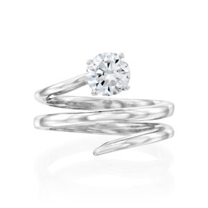 טבעת ספירלה יהלום "ארי"