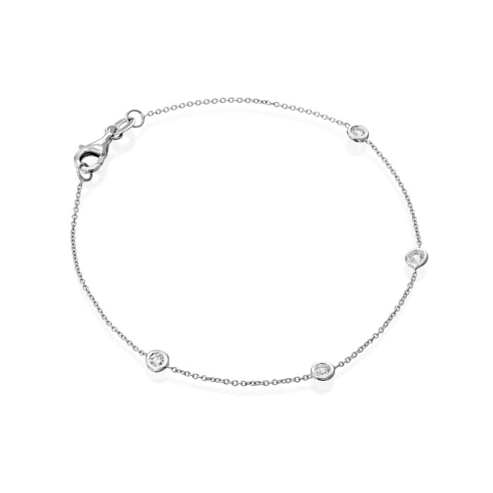 צמיד ארבעה יהלומים גדול "מאי-לי"