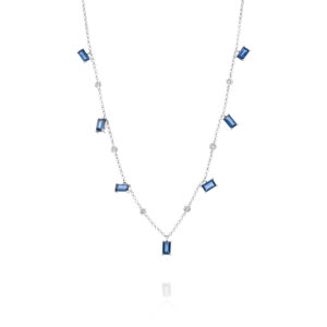 שרשרת ספיר ויהלומים ״אלי״