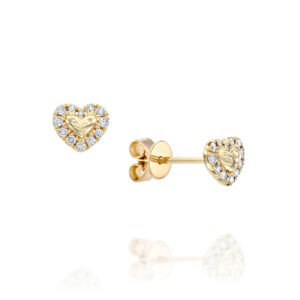 עגילי ״הארט" יהלומים