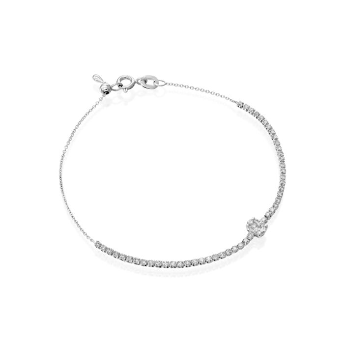 צמיד חצי טניס יהלומים "רנה"