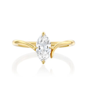 טבעת אירוסין ״אניטה״ סוליטר מרקיזה