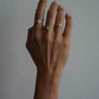 טבעות זהב 14 קראט עם יהלום מרכזים בצורות מרקיזה, עגול ורדיאנט