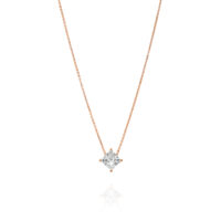 שרשרת סוליטר פרינסס יהלום מעבדה ״ליטל״