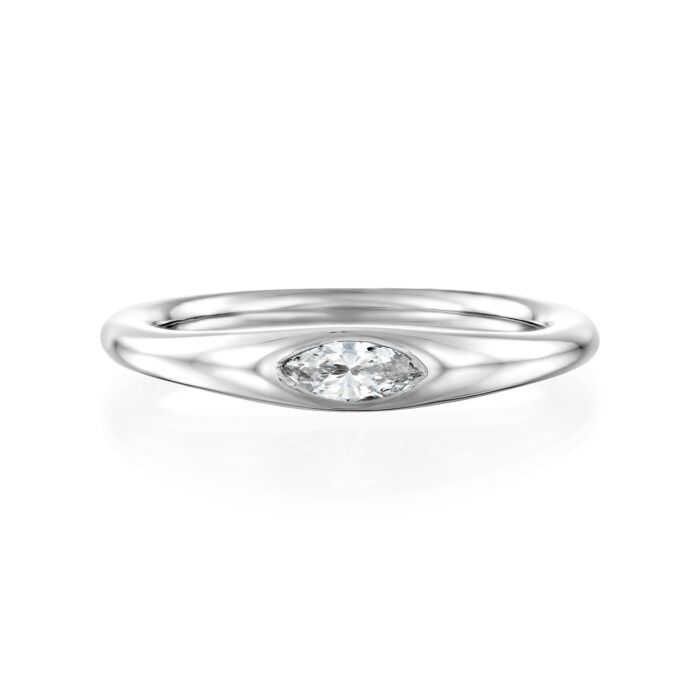 טבעת "נינה" יהלום מרקיזה EAST-WEST