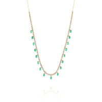 שרשרת יהלומים ואמרלדים ״אילת״