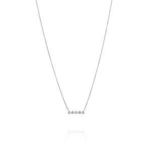 שרשרת חמישה יהלומים "ליבי"